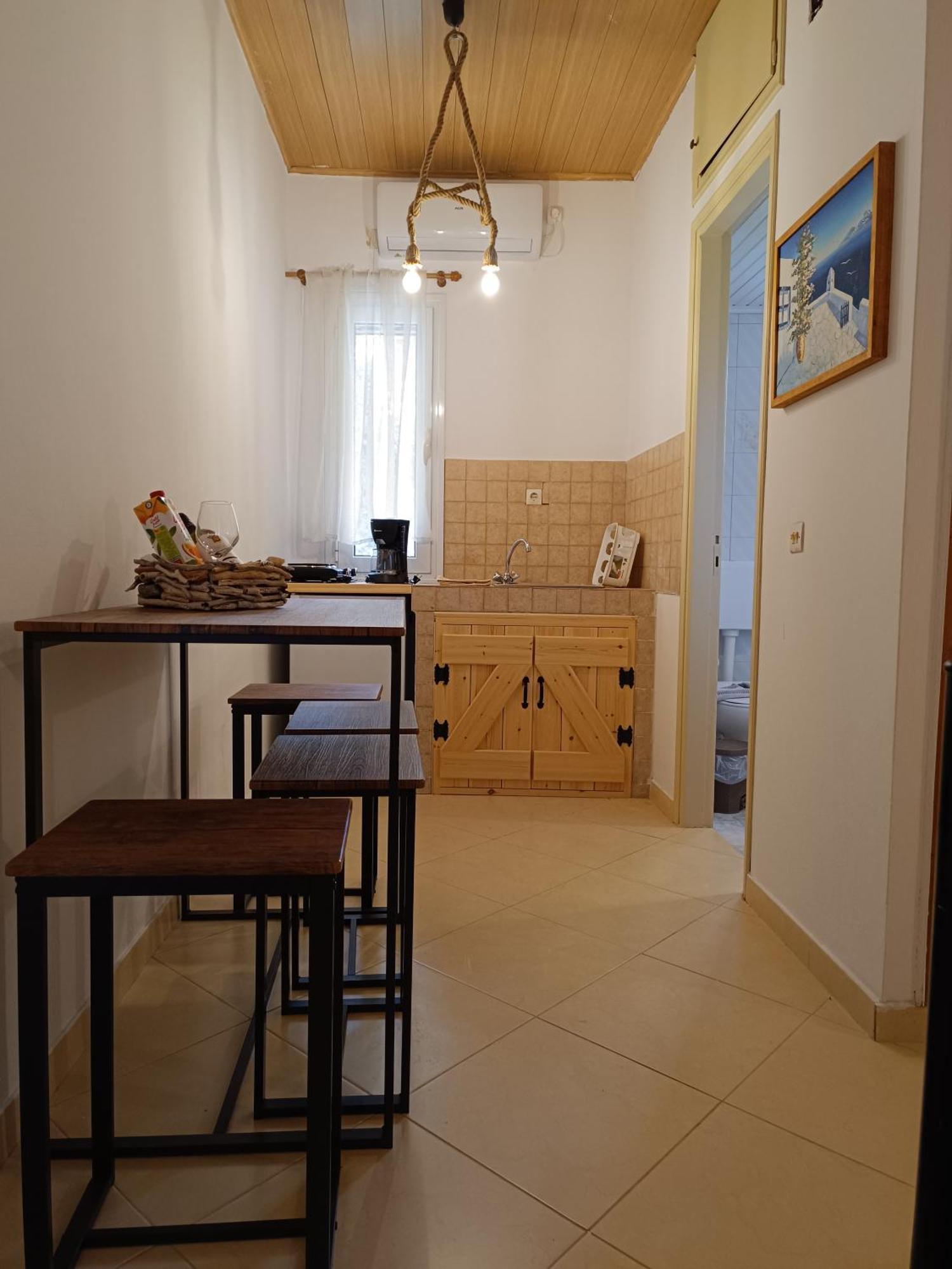 Athina Studio Apartments Kerveli Bagian luar foto